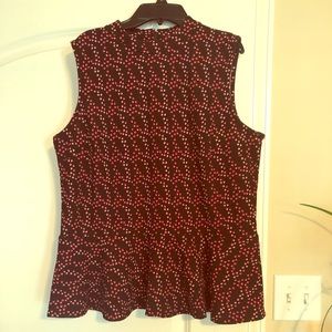 EUC Banana Republic peplum style tank